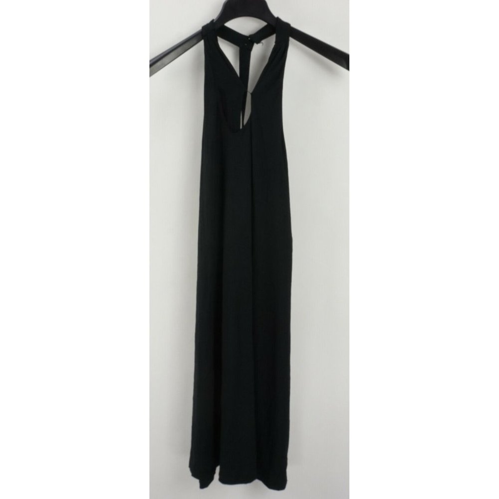 New Tart Collections Women's 2X Black Jersey Open Back Sleeveless Maxi Dress‎
